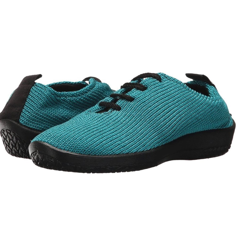 New Arcopedico LS Turquoise Knit Travel Walking Shocks Sneakers Size10 EU41 - Picture 3 of 11